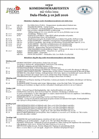 Kofestprogrammet - 2016